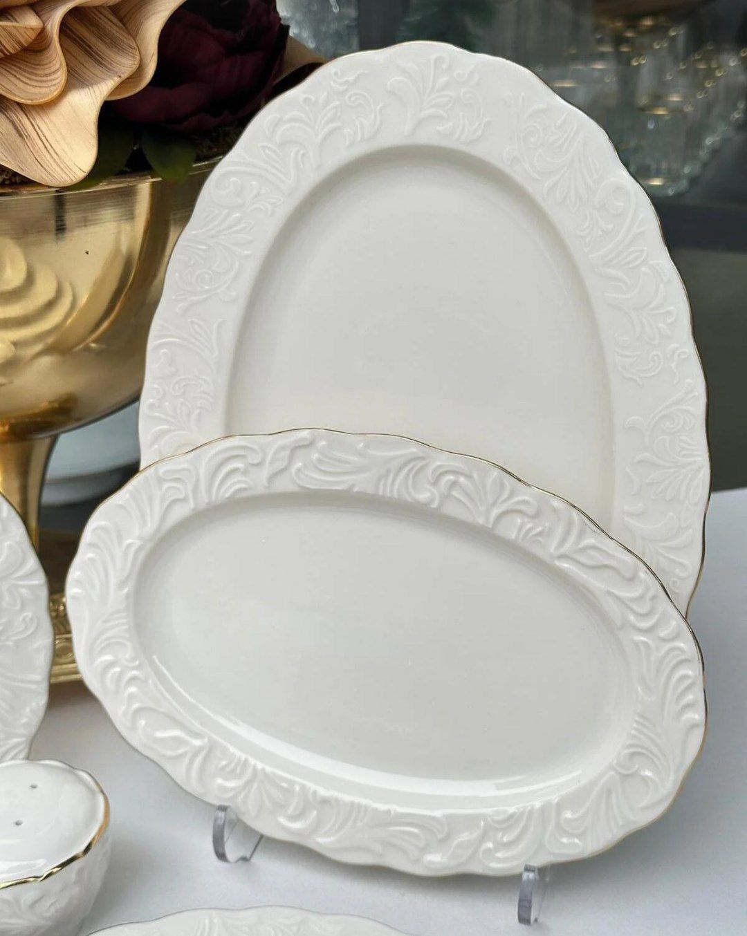 سرویس غذا خوری چینی 12 نفر 55 پارچه ترکیه