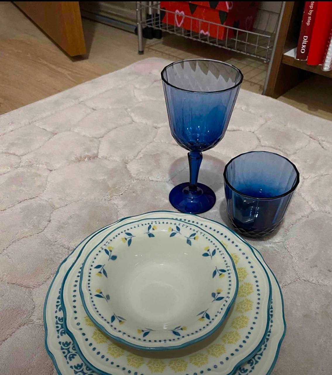 جام پایه دار و لیوان ترک Bella Maison | ست ۶ نفره لوکس