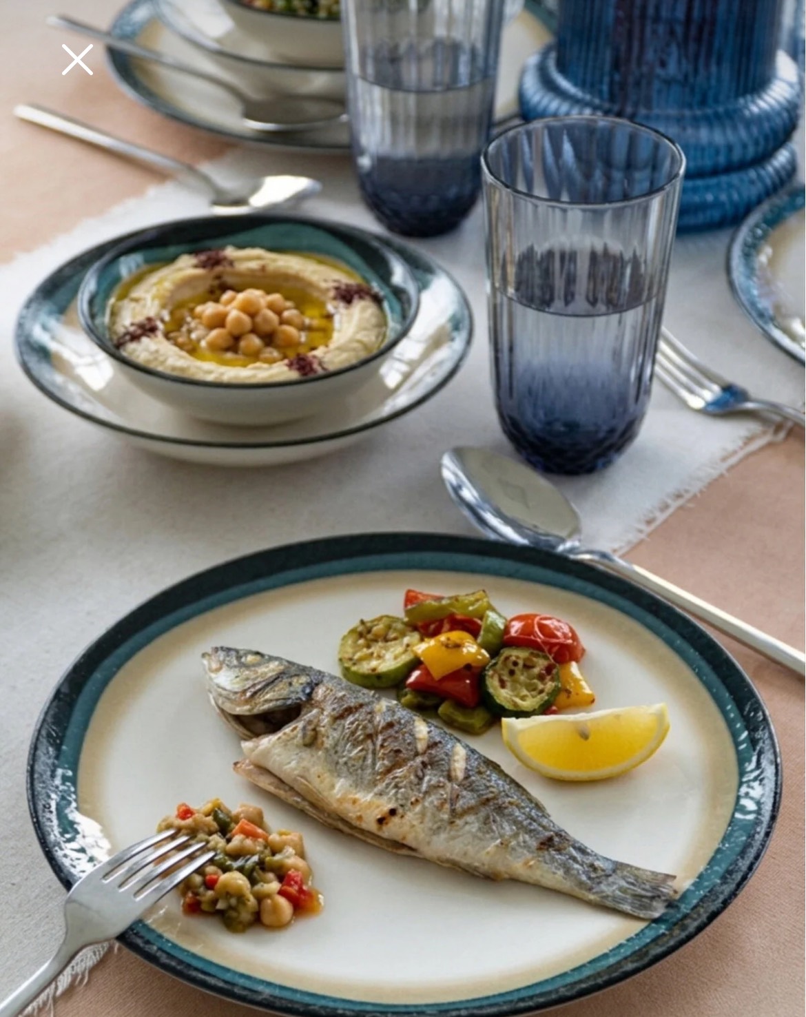 سرویس غذاخوری  ۶ نفره ۲۴ پارچه. tabakevi