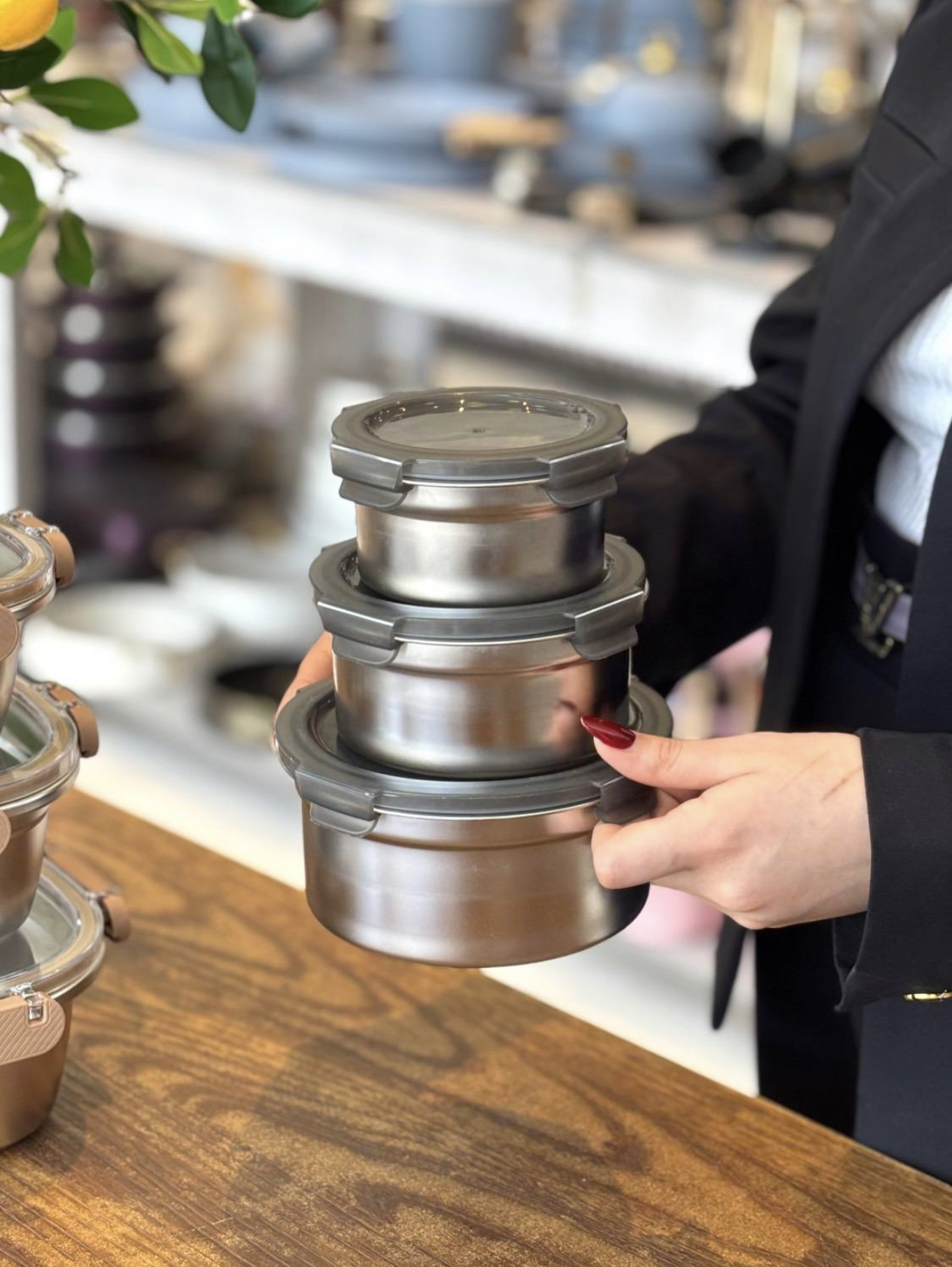 ظرف نگهدارنده( FESH BOX) استیل وارداتی