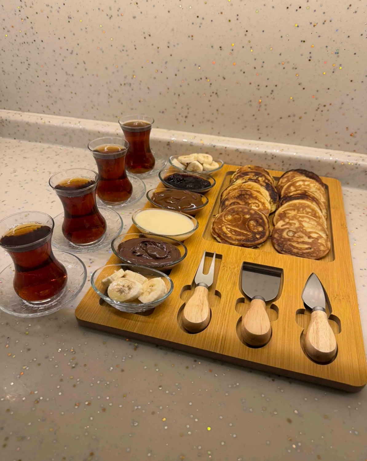 سینی چوبی صبحانه