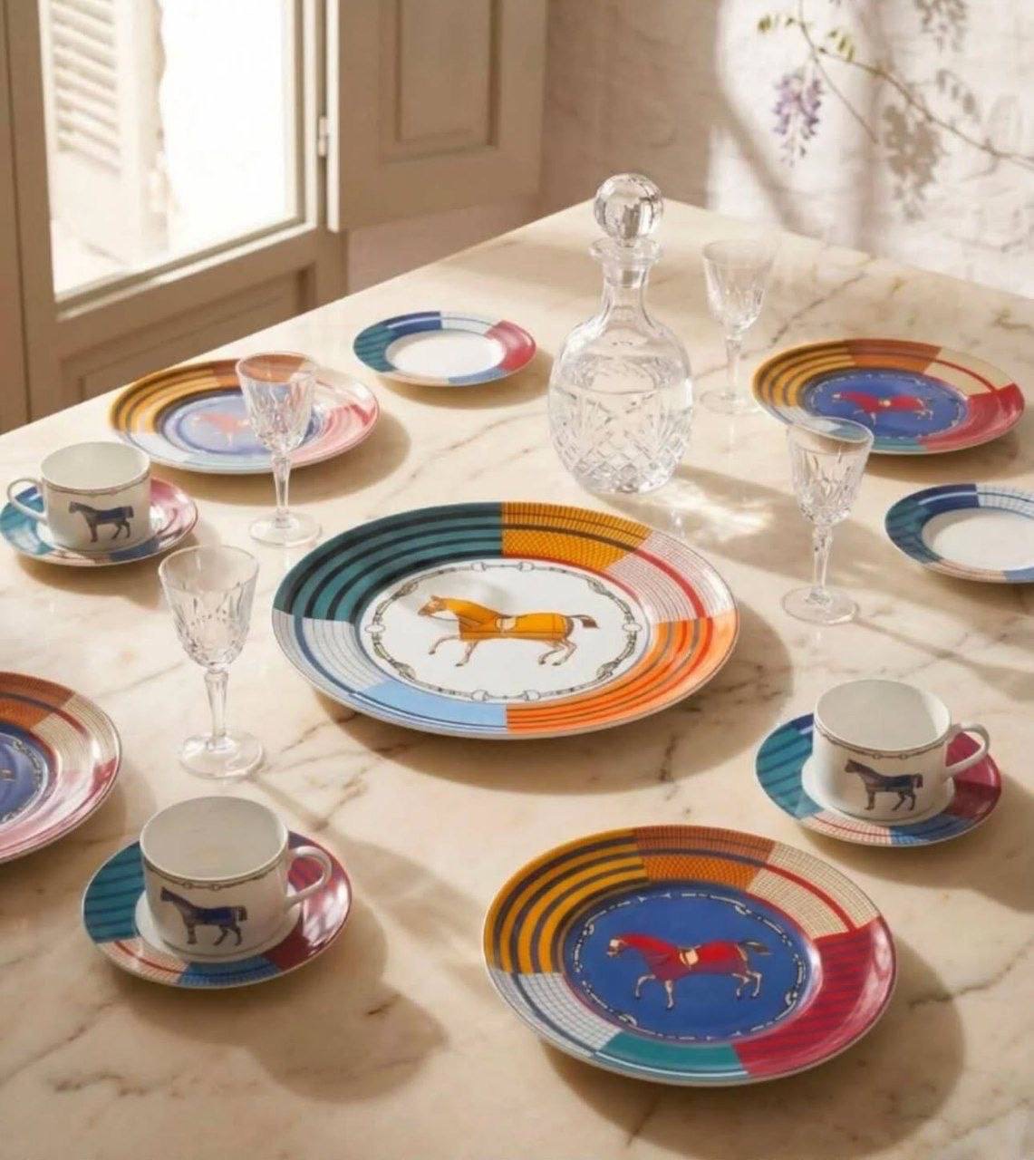 سرویس پذیرایی 19 پارچه هرمس